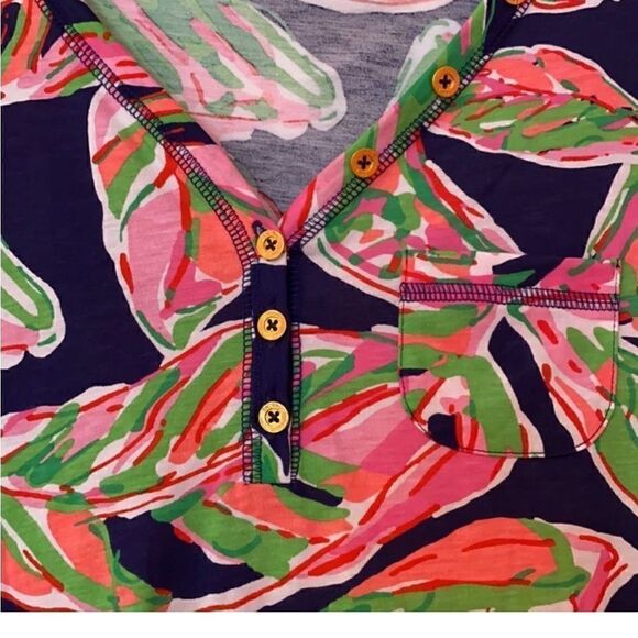 Lilly Pulitzer Palmetto Bright Navy In The Vias Dress - Picture 9 of 15